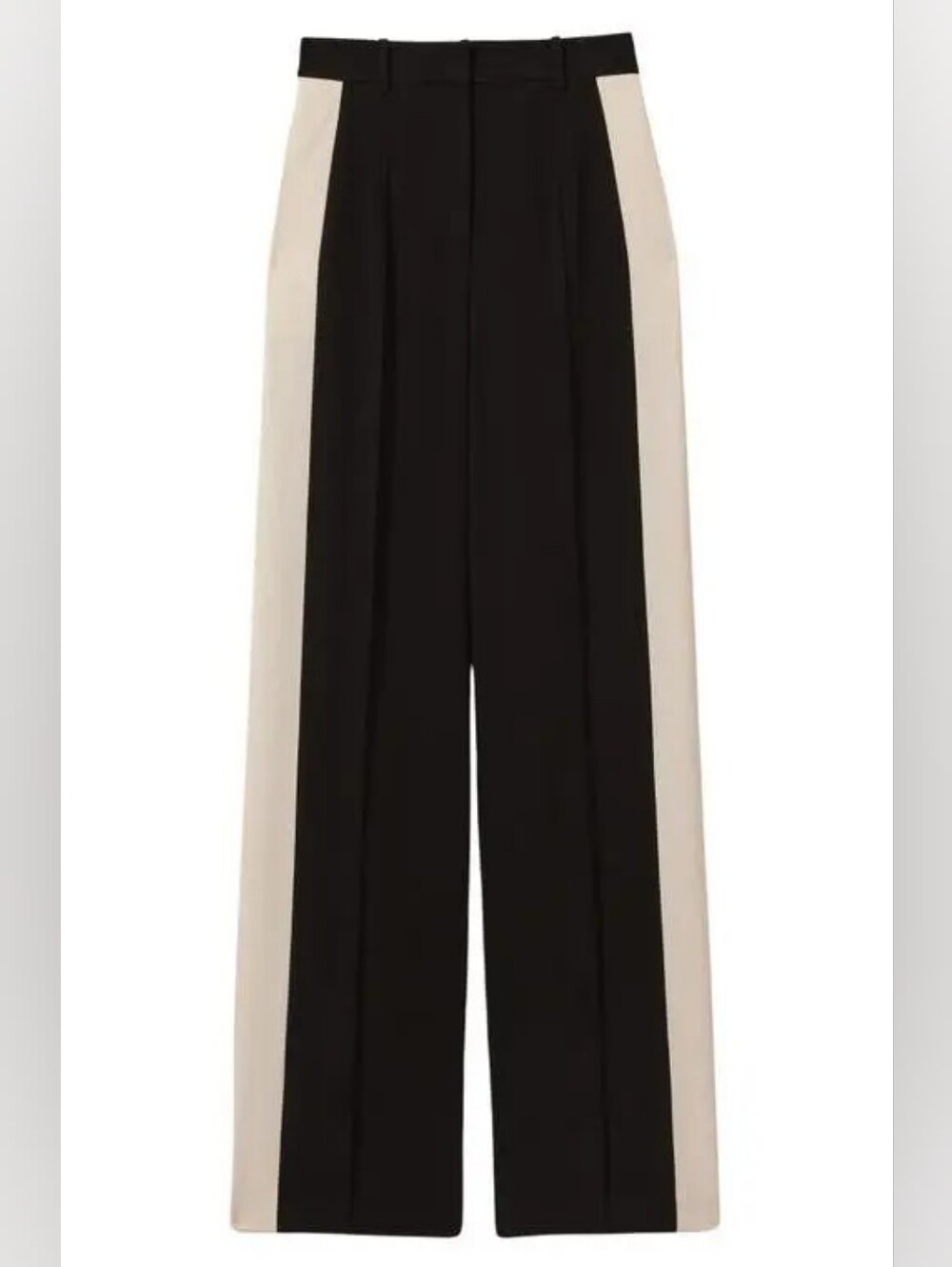 REISS | $225 Pam Striped Wide Leg Trousers